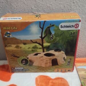 Schleich Wildlife Meerkat Hangout Playset OPEN BOX